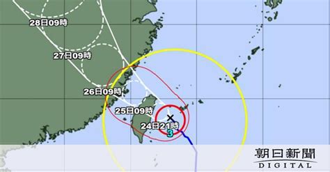 三台風|24日午後に沖縄・先島諸島に台風3号最接近、北海道。